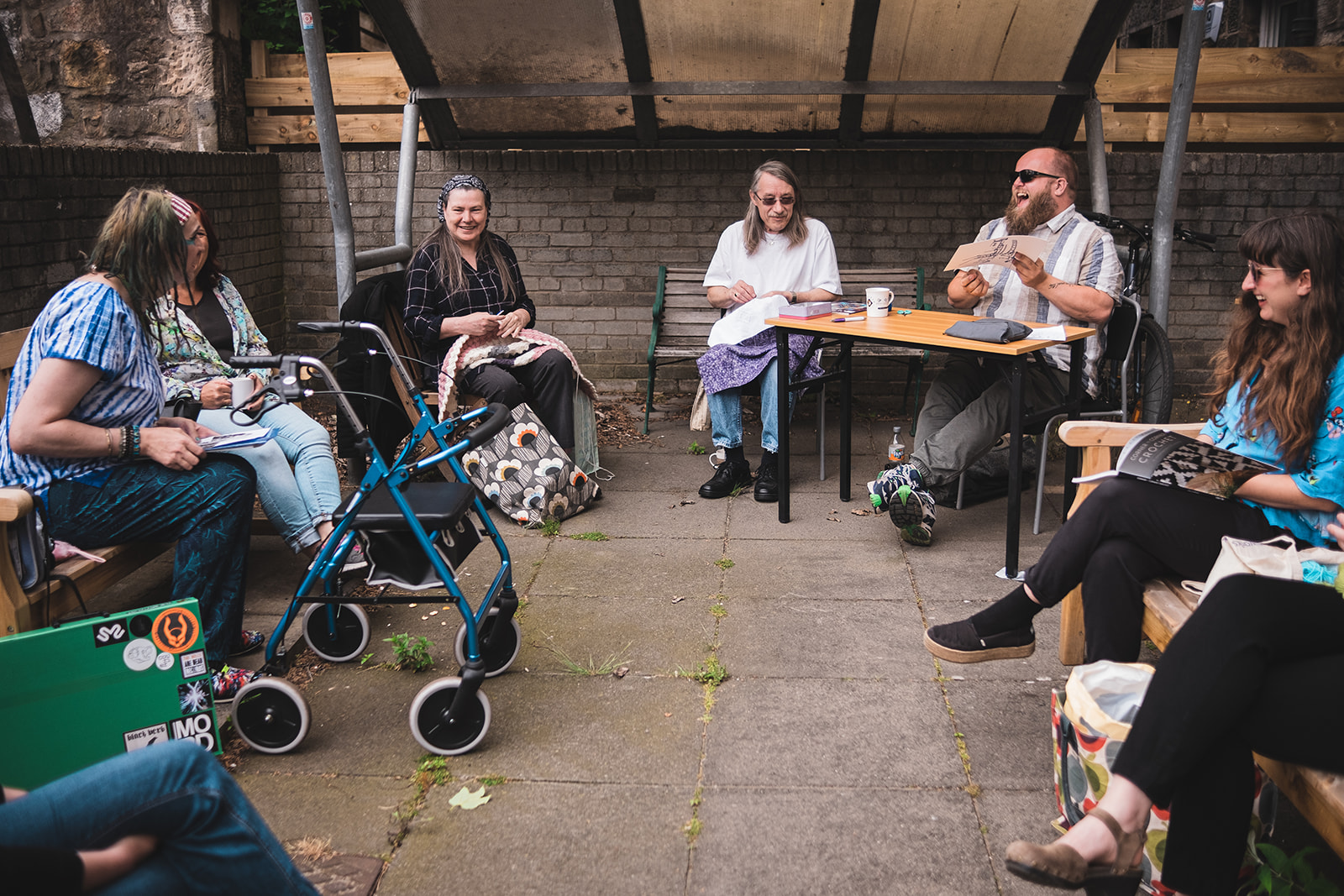 Community craft group in Leith