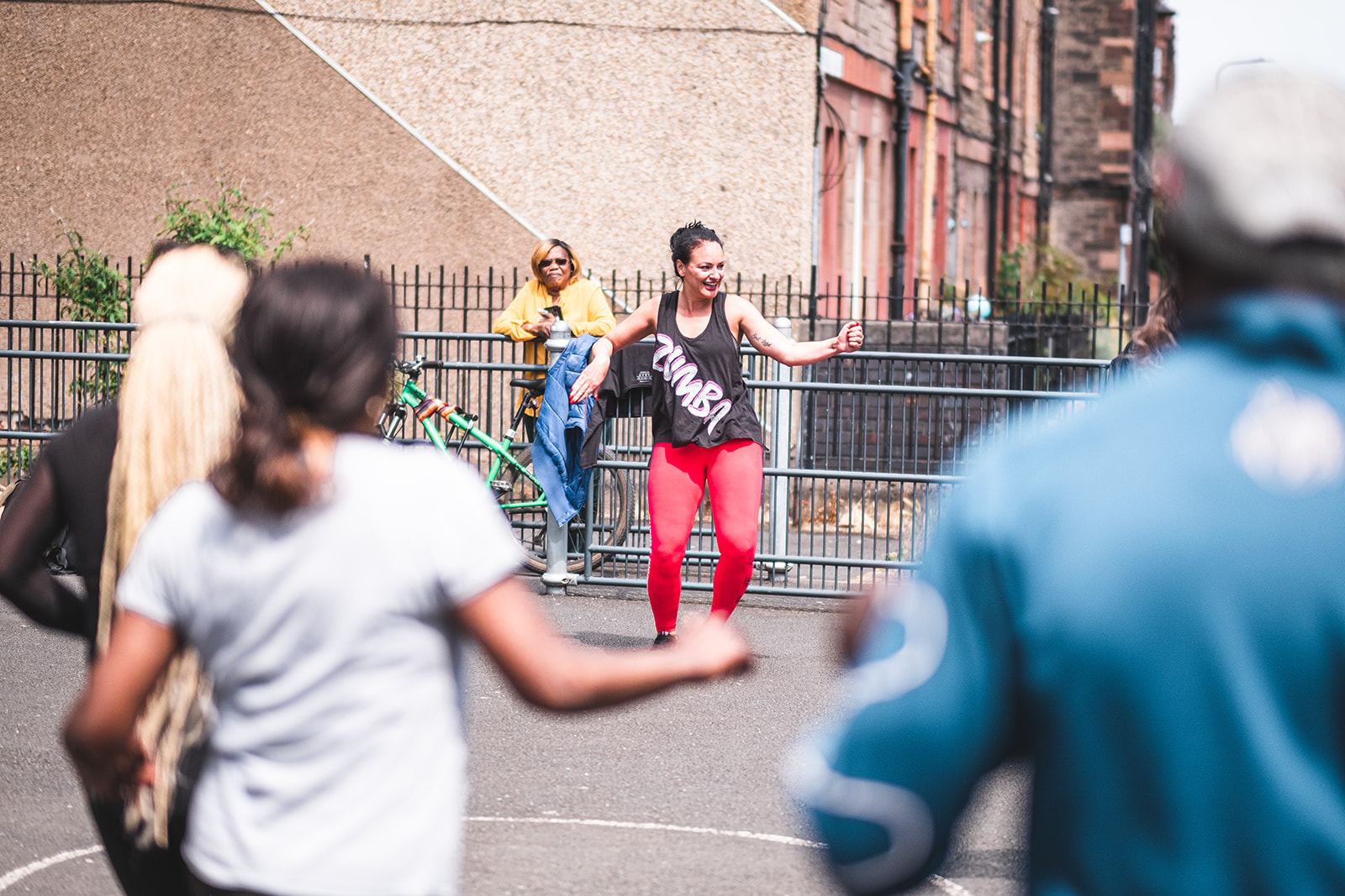 Community Zumba class in Leith
